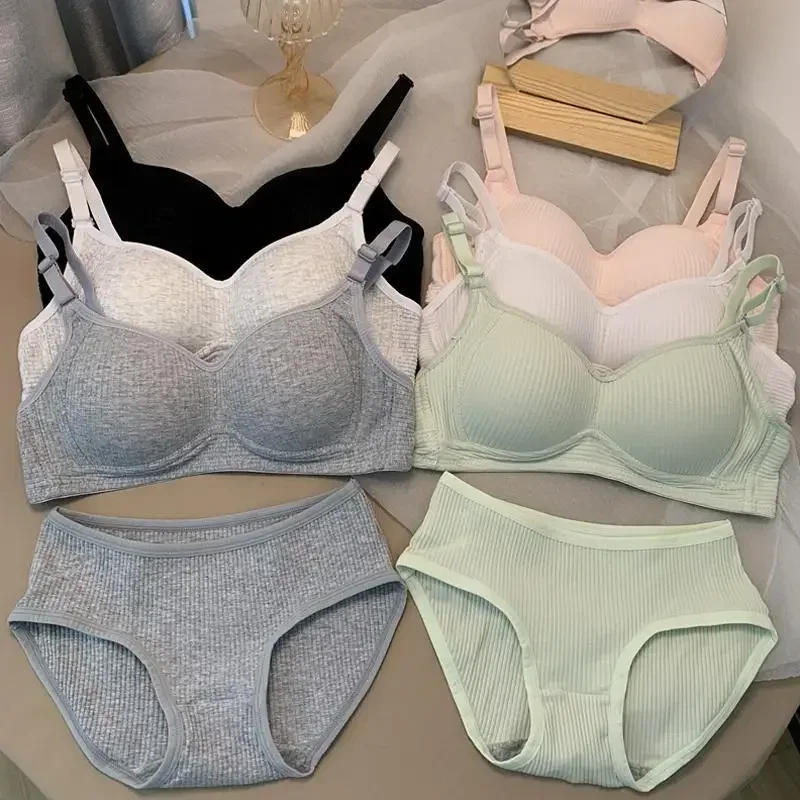 Cotton Bra Everyday - Set reggiseno senza cuciture da donna