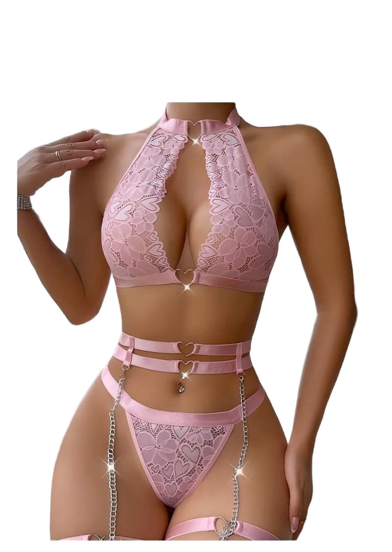 Set di lingerie sexy push-up i - Plunge Bra Push Up recensione e prezzo