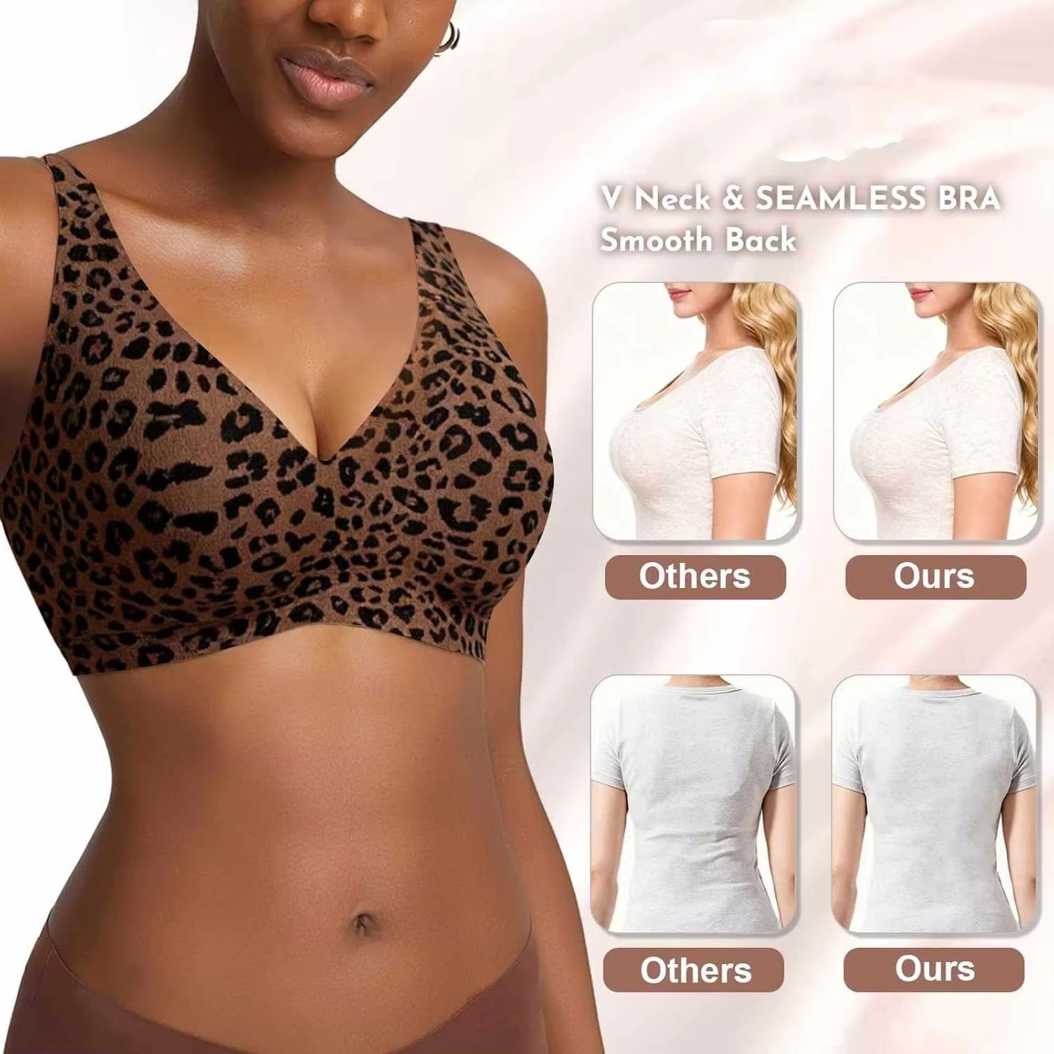 Reggiseno con stampa leopardat - Plunge Bra Push Up recensione e prezzo